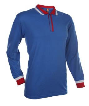 OREN SPORT Fashion Sport casual T-shirt long sleeve POLO Shirt (Blue/red/white) - intl  