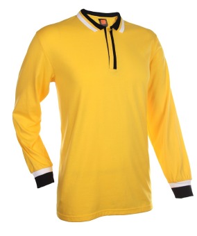 OREN SPORT Fashion Sport casual T-shirt long sleeve POLO Shirt (Yellow/black/white) - intl  
