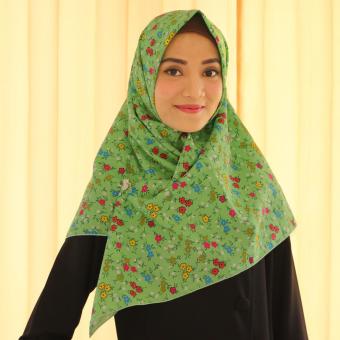 Parisku Jilbab Hijab Segiempat Katun Parisku Square talitha green  