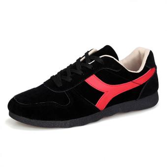 PATHFINDER Breathable PU Korean sports shoes(Black) - intl  