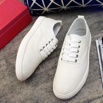 PATHFINDER British Style Soft Canvas Men's Shoes?White? - intl  