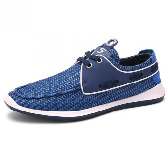PATHFINDER Men's Casual Fashion Sneakers Boat Shoe (Blue)  