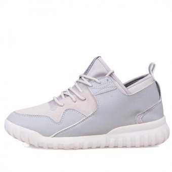 PATHFINDER Men's Fashion Casual Lightweight PU Breathable Sports Sneakers?Grey? - intl  