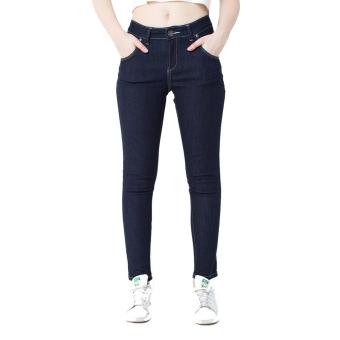 People's Denim Ladies Jeans Stitcher Super Slim Fit - Biru  