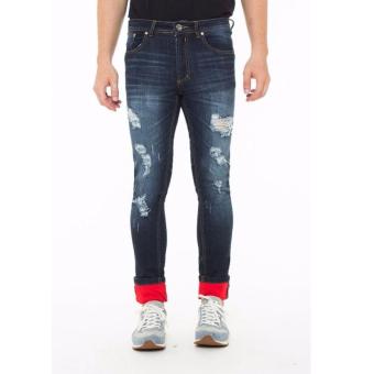 People's Denim Men Jeans Maverick Super Slim Fit - Biru  