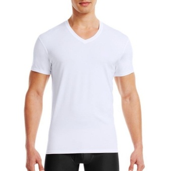 Pierre Uno - Value Pack - Kaos Dalam Pria - V-Neck Shirt - Putih - 3 Pcs  