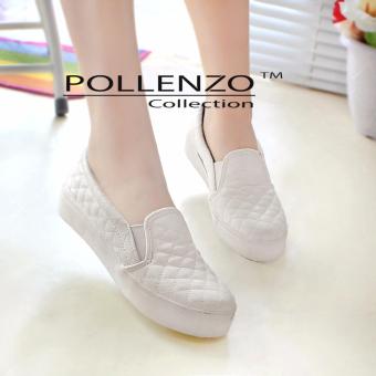 Pollenzo Sneaker Wanita Trendy AN-001 White  