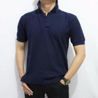 Polo shirt berkerah (Navy)  