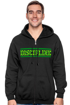 Positive Outfit Hoodie Discipline - Hitam  