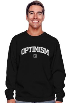 Positive Outfit Sweater Optimism - Hitam  