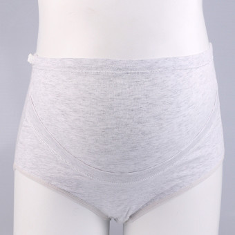 Pregnant underwear pants Cotton Light Grey  