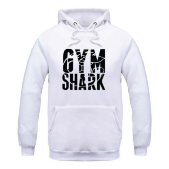 Pudding Men's Shark letter sweater White  