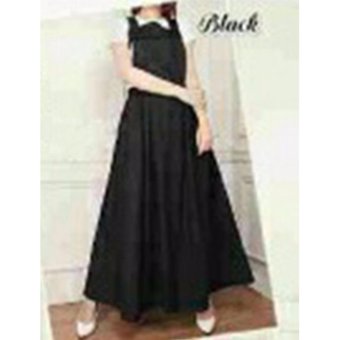 Queenshop - TS Saskia Overall 2in1 - Hitam  