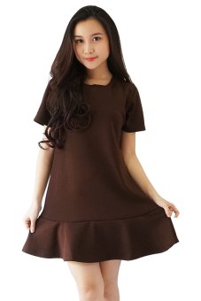 QuincyLabel Flare Dress - Brown  