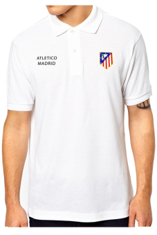 QuincyLabel Polo Soccer Shirt atletico madrid-White  