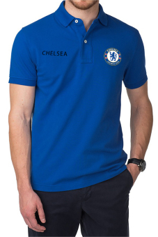 QuincyLabel Polo Soccer Shirt chelsea-Blue  