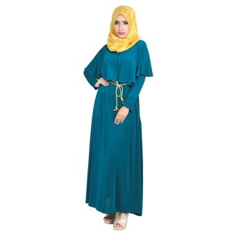 Raindoz Baju Gamis Muslimah RRZx001 Okta Blue  