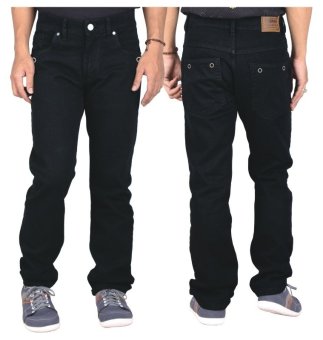 Raindoz Celana Jeans Pria RNJx010 Black Basic  