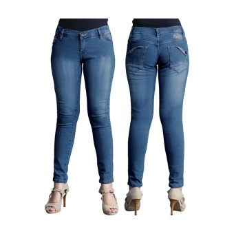 Raindoz Celana Jeans Wanita Indiana RNU 022 - Biru  