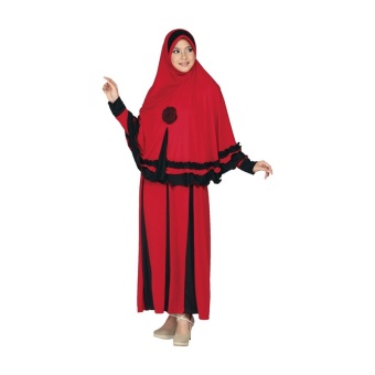 Raindoz Long Dress Yasmin ROK 007 - Merah  