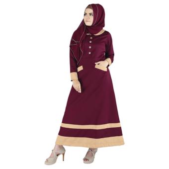 Raindoz Pakaian Muslim Wanita/Gamis + Jilbab/Kerudung RDGx079  