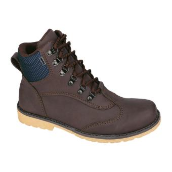 Raindoz Rjm 516 Sepatu Boots Casual Pria - Sintetis - Tpr - Stylish(Cokelat )  