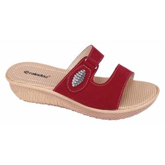 Raindoz Sandal Wedges Debbie RLD 019 - Merah  
