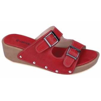 Raindoz Sandal Wedges Greeta RWI 318 - Merah  