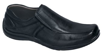 Raindoz Sepatu Formal Pria - Kulit - Sol TPR - RMP 096 - Hitam  