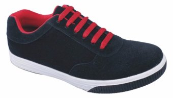 Raindoz Sneaker Pria - Suede - Sol TPR - RTF 002 - Hitam  