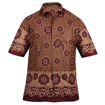 Raja Clothing DCM 8603 Batik Pria - Cokelat  