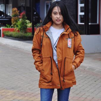 Raja Clothing Jaket Parka Wanita Akrilik - Yellow  