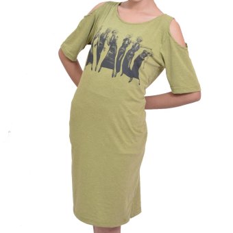 Random House Eshop 11 Dress Wanita Monroe - Hijau  