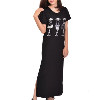 Random House Eshop 14 Dress Wanita Monroe - Hitam  