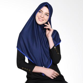 Raniah Hijab Bergo Segitiga Dongker-Benhur  