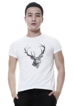 Raofe Gentleman Stylish - Deer Head - Putih  