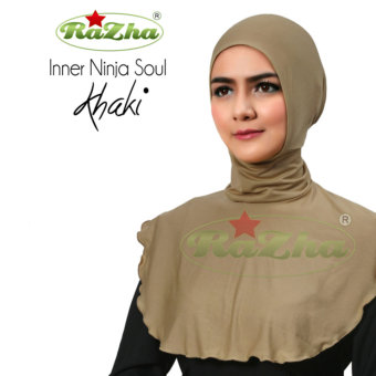Razha Inner Ninja Soul Antem Daleman Jilbab Anti Tembem Khaki  