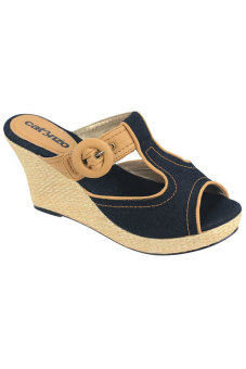 Recommended Sandal Wedges Wanita – Biru  