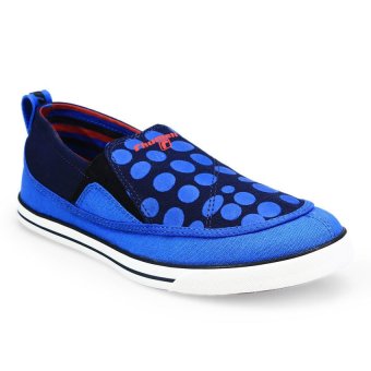 Rhumell Clever Sepatu Slip-On - Blue/Navy/Red  
