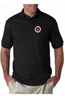 Rick's Clothing -Polo Shirt J Lorenzo Logo - Hitam  
