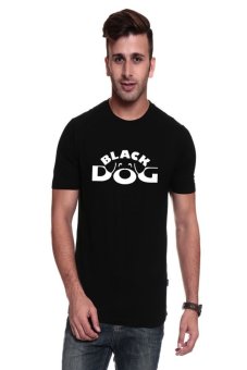 Rick's Clothing -Tshirt Black Dog - Hitam  