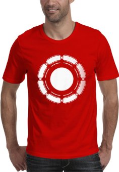 Rick's Clothing -Tshirt Ironman Logo - Merah  