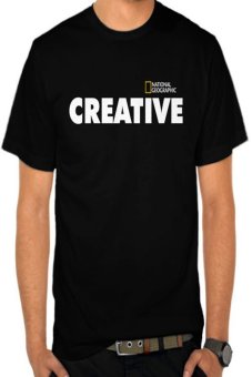 Rick's Clothing - Tshirt Model National Geographic Creative - Hitam  