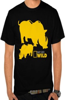 Rick's Clothing Tshirt Model National Geographic Wild - Hitam  