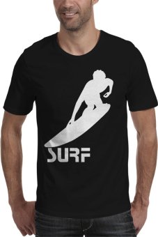 Rick's Clothing -Tshirt Surf - Hitam  