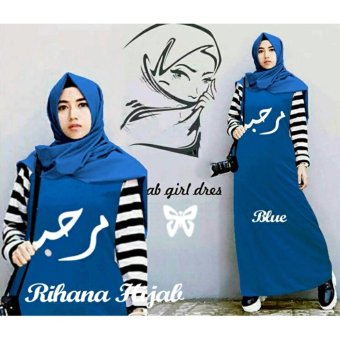 RIHANA HIJAB BIRU  