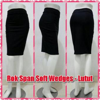 Rok Span Soft Wedges - Lutut  