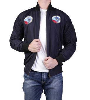 Ronaco Jaket Bomber HAWK Navy Abu Muda  