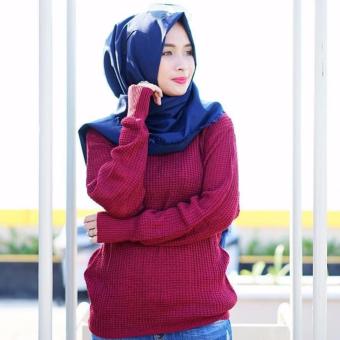 Round Hand - Roundhand Secker Sweater - Maroon  