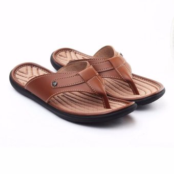 Sandal Pria Trendy (JP07) | Warna Moka | Ukuran 39-43  